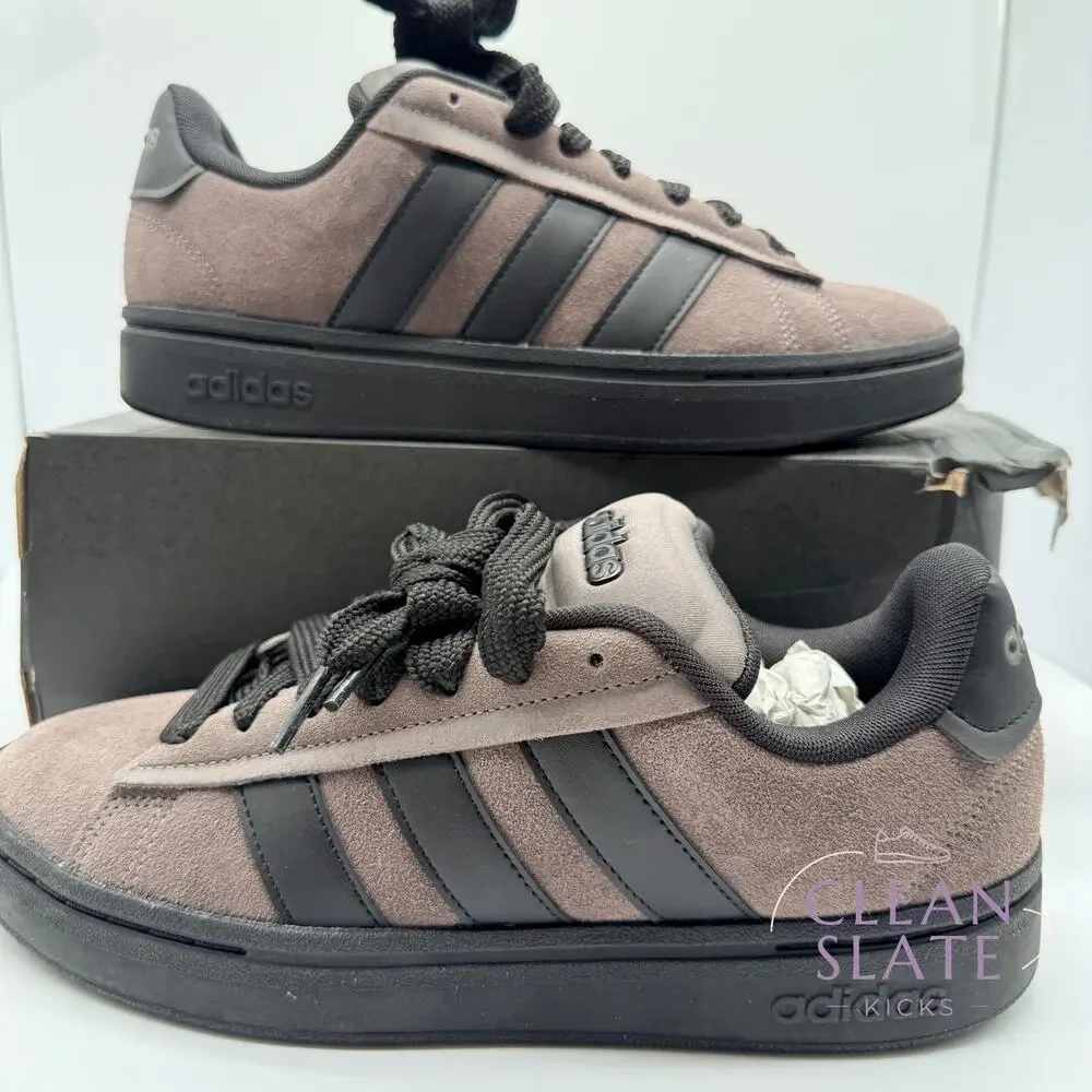 adidas · Grand Court Alpha 00s · Grey/Black · Men's Size 8.5 NIB/NWT